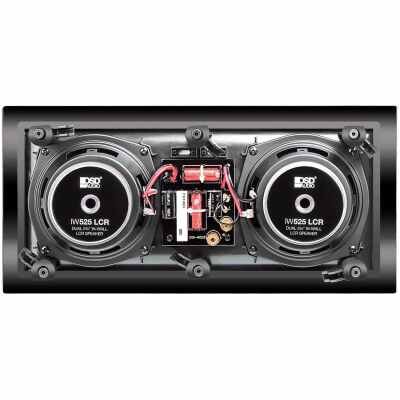 OSD Audio IW525LCR 150W 5.25 in-Wall LCR Speaker  Center Channel with Dual Woofers