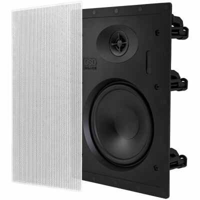 OSD Audio T61 6.5-Inch in-Wall Speakers with a 1/2-Inch Soild Soft Dome Tweeter Pair, Black