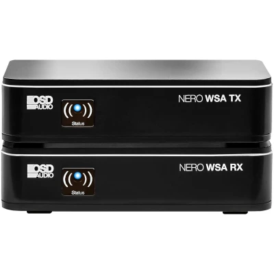 OSD Audio NERO-WSA Wireless 5.8G Subwoofer Transmitter/Receiver Kit Dual Source, Diversity Antennas and Brackets