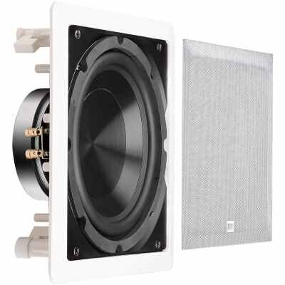 OSD Audio IWS-8 8" in Wall Subwoofer 150W Easy Install, Paintable Grill