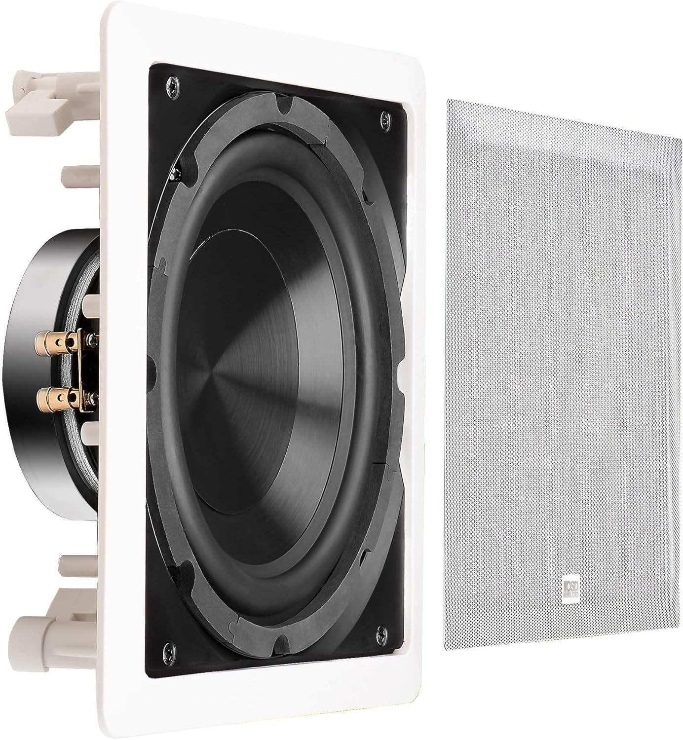 OSD Audio IWS-8 8" in Wall Subwoofer 150W Easy Install, Paintable Grill OSD Audio IWS-8 8" in Wall Subwoofer 150W Easy Install, Paintable Grill