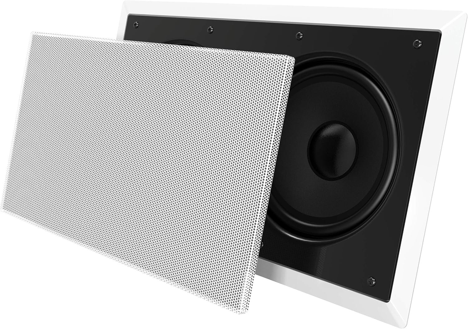OSD Audio IWS-88 350W Wall Mounted Subwoofer for Home Theater with Dual 8" Injected Subwoofer with Rear Bridge to Enhance Bass OSD Audio IWS-88 350W Wall Mounted Subwoofer for Home Theater with Dual 8" Injected Subwoofer with Rear Bridge to Enhance Bass