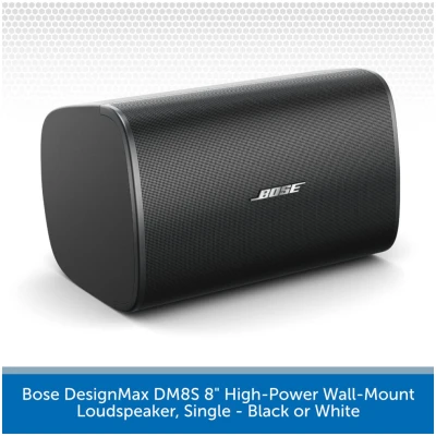 Bose Professional DM8SB DesignMax 8" Surface-Mount Speaker (Black)