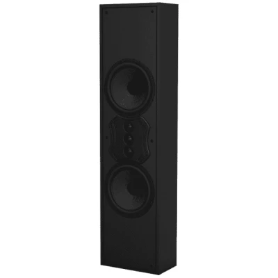 OSD Audio S-82 MKII Dual 8 Fiber Cone Woofer Triple Tweeter Array Theater On-wall Speaker, Custom Crossovers