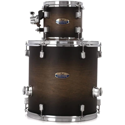 Pearl DMP814P/C262 Decade Maple 2-Piece Add-On Pack - Satin Blackburst