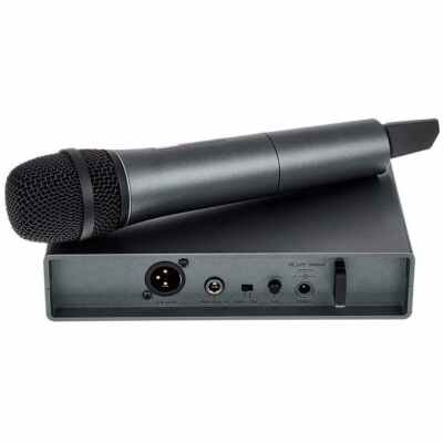 Sennheiser XSw 1-835-B Wireless Vocal Microphone Set For Singers And Presenters, Cardioid 835 Handheld