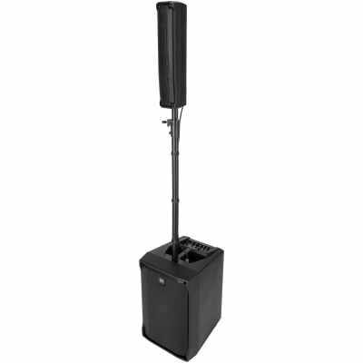 RCF EVOX JMIX8 Active 12" 2-Way 1400W Portable Line Array PA System with 8-Input Mixer - Black