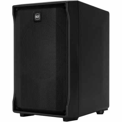 RCF EVOX JMIX8 Active 12" 2-Way 1400W Portable Line Array PA System with 8-Input Mixer - Black
