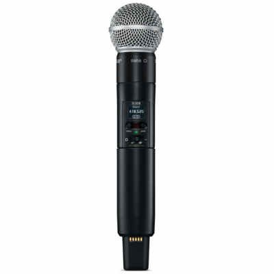 Shure SLXD2/SM58 Digital Wireless Handheld Microphone Transmitter with SM58 Capsule