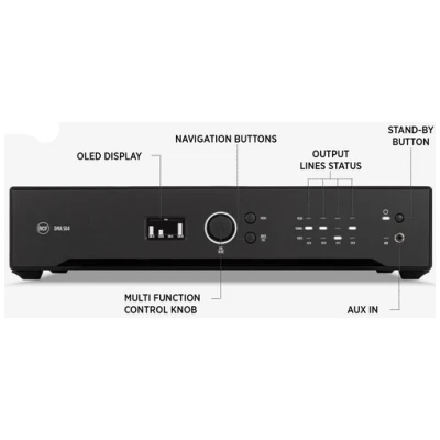 RCF DMA-504 Digital 4-Channel 2000W Power Amplifier RCF DMA-504 Digital 4-Channel 2000W Power Amplifier
