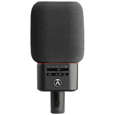 Austrian Audio OC818 Black Dual Set Go Large-Diaphragm Multipattern Condenser Microphone Kit (Black, Pair)