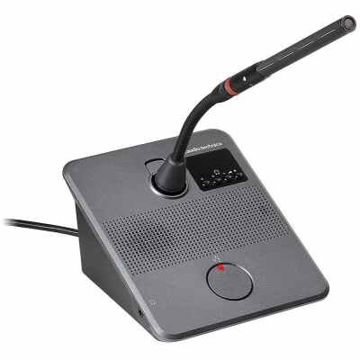 Audio-Technica ATUC-M32L Line Cardioid Gooseneck Microphone with LED Ring