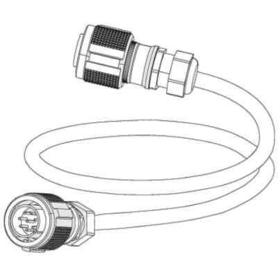 TT+ AUDIO CBL 003 P-COM 8 CABLE 1M