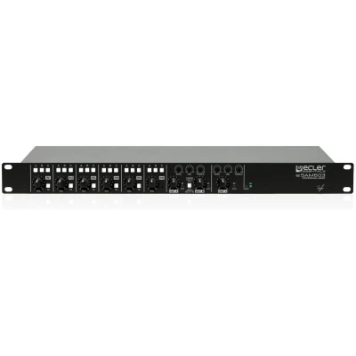 Ecler CESAM603C Rack Mixer - 6 In / 3 Out, 1U Analog Audio Mixer