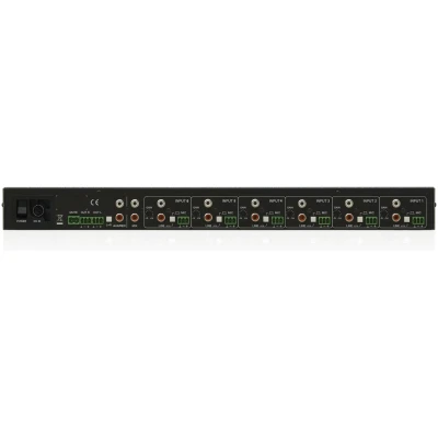 Ecler CSAM612T Rack Mixer - 6 In / 2 Out, 3-Band EQ, 1U Analog Audio Mixer
