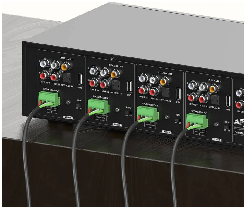 Arylic HA400 4 Zone Amplifier AirPlay 2 - powerful and smart multi-room audio solution Arylic HA400 4 Zone Amplifier AirPlay 2 - powerful and smart multi-room audio solution