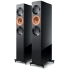 KEF Reference 3 Meta Floorstanding Speakers HiFi (Pairs) - ultimate high-fidelity & immersive audio experience - High Gloss Black/Copper