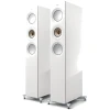 KEF Reference 3 Meta Floorstanding Speakers HiFi (Pairs) - ultimate high-fidelity & immersive audio experience - High Gloss White/Champagne