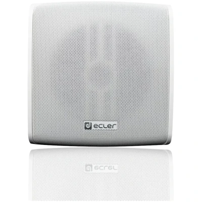 Ecler CCUBE5WH 5" WiSpeak Powered Speaker  Desktop/Rail Mount  White