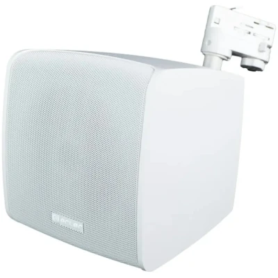 Ecler CCUBE5WH 5" WiSpeak Powered Speaker  Desktop/Rail Mount  White