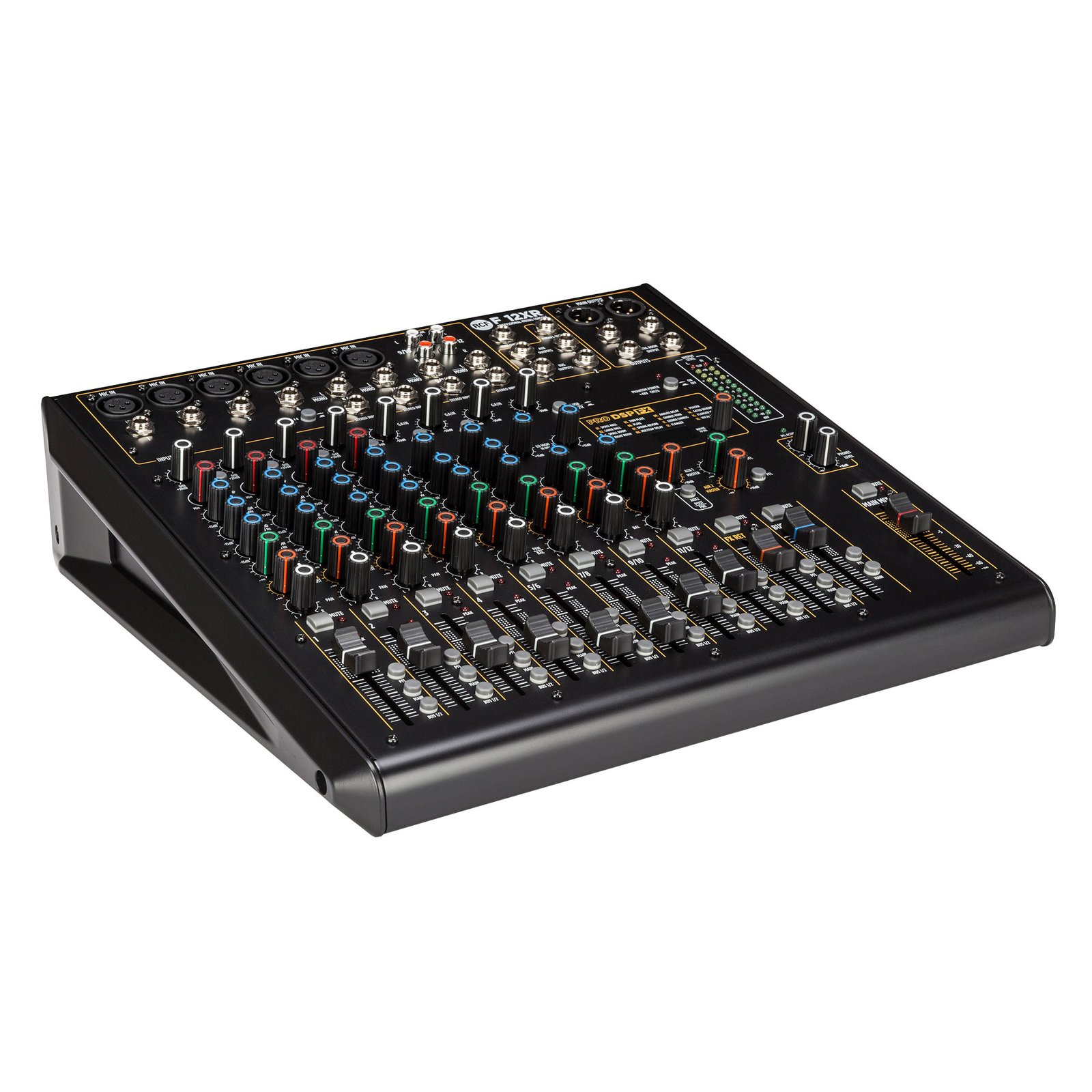 RCF F 12XR 12-Channel Analog Mixing Console with Built-In Multi-FX, USB Audio Interface & Recording RCF F 12XR 12-Channel Analog Mixing Console with Built-In Multi-FX, USB Audio Interface & Recording