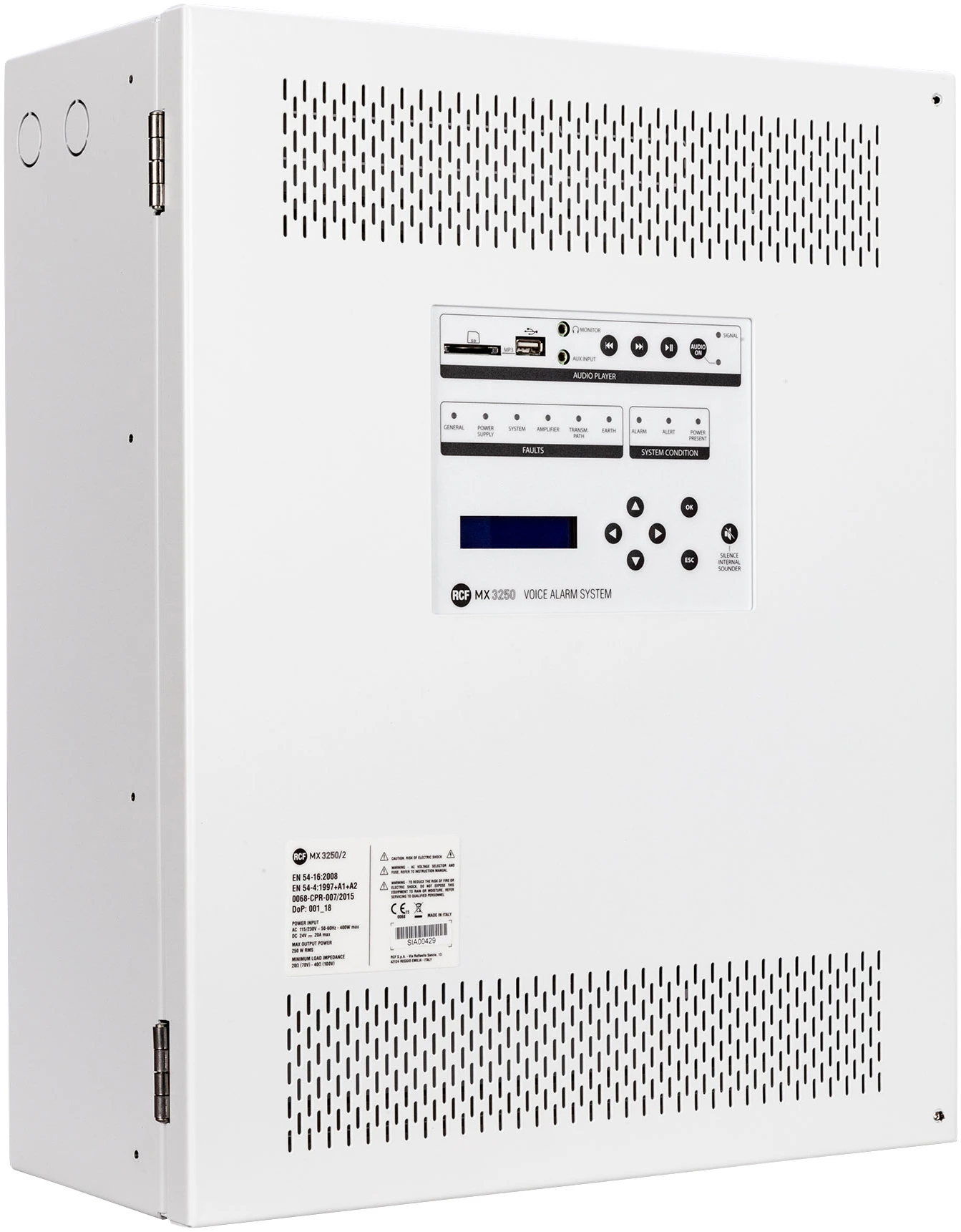 RCF MX 3250/6 Amplified Master Unit - White RCF MX 3250/6 Amplified Master Unit - White