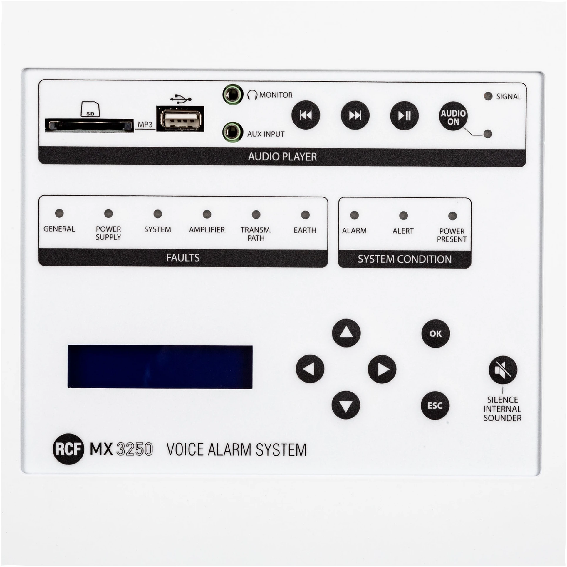 RCF MX 3250/6 Amplified Master Unit - White RCF MX 3250/6 Amplified Master Unit - White