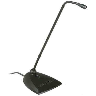Shure MX418D/C Desktop-Mounted 18" Cardioid Gooseneck Microphone with Preamp