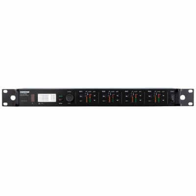 Shure ULXD4QUK=-G51 ULX-D Quad Digital Wireless Receiver - G51 Band (470 - 534 MHz)