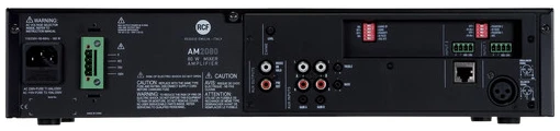 RCF AM 2080 Mixer-Amplifier with 2 Microphone/Line and 2 Auxiliary Inputs RCF AM 2080 Mixer-Amplifier with 2 Microphone/Line and 2 Auxiliary Inputs
