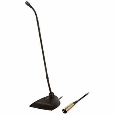 Shure MX418D/C Desktop-Mounted 18" Cardioid Gooseneck Microphone with Preamp