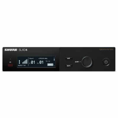 Shure SLXD4 Digital Wireless Receiver G59 Band (470-514 MHz)
