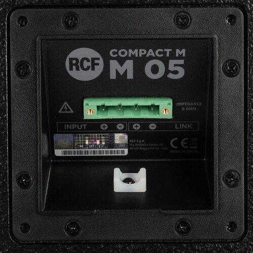 RCF COMPACT M 05 Passive 2-Way Speaker - Black RCF COMPACT M 05 Passive 2-Way Speaker - Black