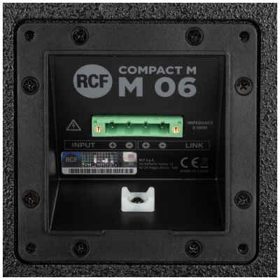 RCF COMPACT M 06 Passive 2-Way Speaker - Black