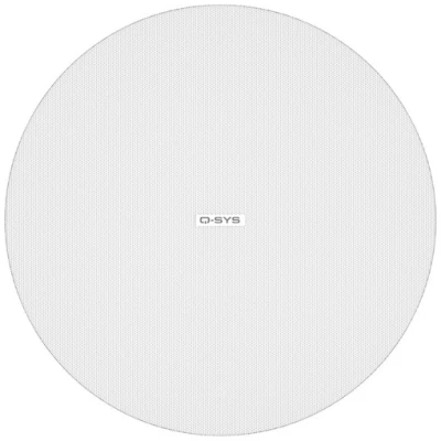 QSC AD-C4T-LPZB-WH 4.5" Low-Profile Ceiling Loudspeaker 2-Way, Zero-Bezel, White (Pair)