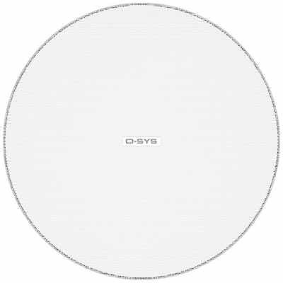 QSC AD-C4T-ZB-WH AcousticDesign 4.5" Ceiling Loudspeaker Pair 2-Way, White, AD-C4T, Flush Mount