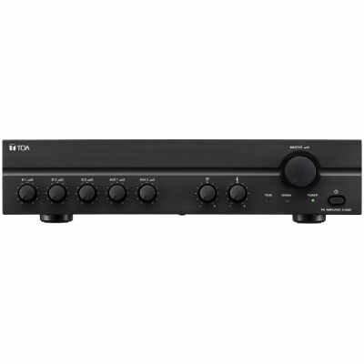 TOA A-2030H Mixer Power Amplifier with 3 Input, 30W Output - H Version Paging & BGM Systems