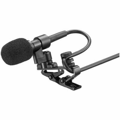 TOA EM-410 Lavalier Microphone Compact Clip-On Mic for Speech & Presentations