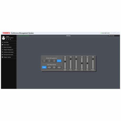 TAIDEN HCS-5310/80 Software for Basic Conference System Setup & Configuration