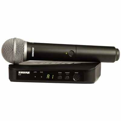 Shure BLX24 Vocal System with PG58 H8E Frequency Band, Wireless Handheld Mic