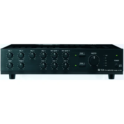 TOA A-1712 ER Mixer Power Amplifier 120W Mixer Amp with Emergency Features for Paging & BGM Systems TOA A-1712 ER Mixer Power Amplifier 120W Mixer Amp with Emergency Features for Paging & BGM Systems
