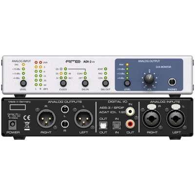 RME ADI-2 FS High-Precision 2-Channel AD/DA Converter 192 kHz USB Audio Interface with Balanced I/O and DSP RME ADI-2 FS High-Precision 2-Channel AD/DA Converter 192 kHz USB Audio Interface with Balanced I/O and DSP