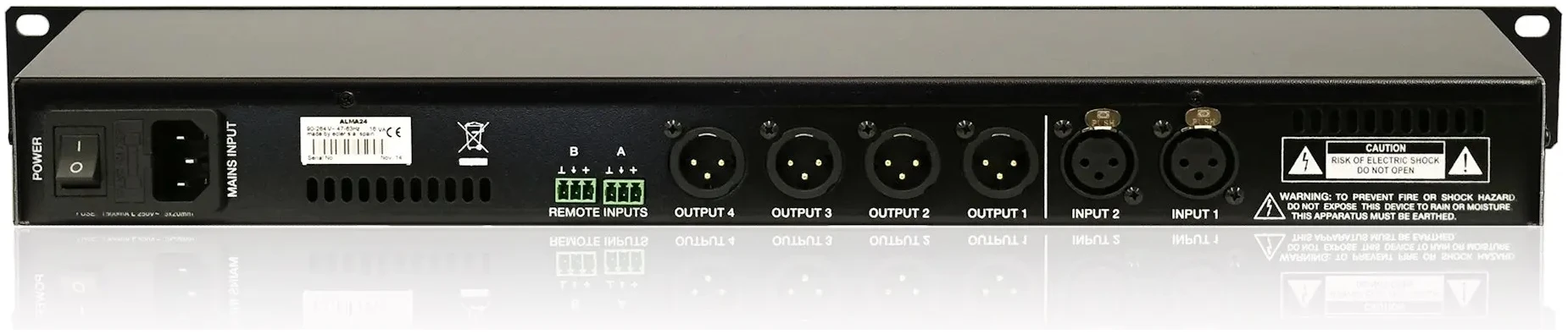 Ecler ALMA24 2x4 Digital Loudspeaker Manager USB Ecler ALMA24 2x4 Digital Loudspeaker Manager USB