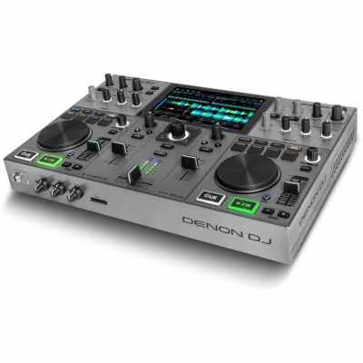 Denon DJ Prime GO+ Portable DJ Controller  Battery-Powered Standalone System with Wi-Fi & Streaming