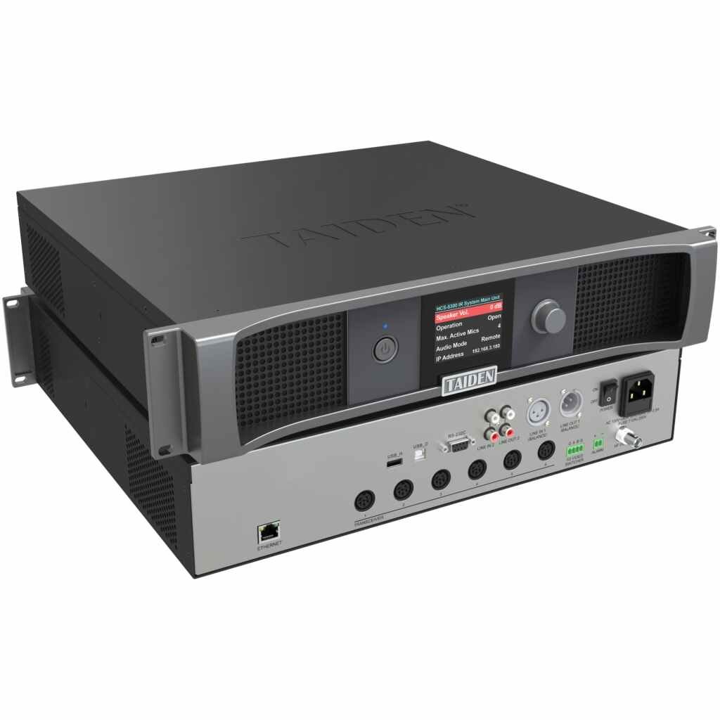 TAIDEN HCS-5300M C/80A Digital IR Wireless Conference System Main Unit ...