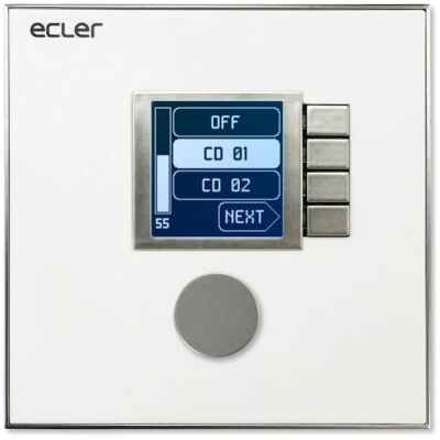 Ecler WPNET4KV Wall-Mounted AV Control Panel for EclerNet Systems