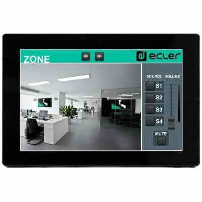 Ecler WPNETTOUCH Network Touchscreen Control Panel for AV Systems