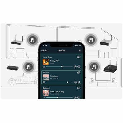 Arylic A30+ 2-Channel Mini Amp 30W x 2 WiFi Audio Streaming Amplifier