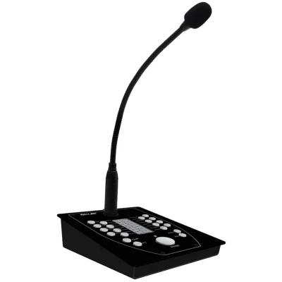 Ecler eMPAGE 16-Zone Paging Microphone Console with 20 E-Ink Keys and RJ45 Network Connection