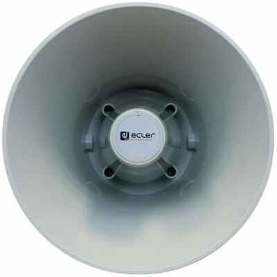 Ecler ePHS30Ti 6.5" 1-Way Horn Speaker Cabinet 30W RMS, IP66 Rated for Outdoor PA System